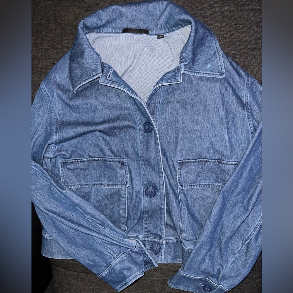 Uniqlo soft denim jacket
